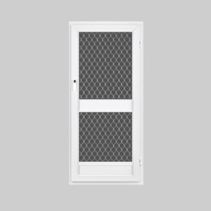 Standard fly screen door in white
