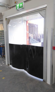 PVC plastic door covering