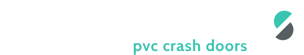 safety screens pvc crash doors logo